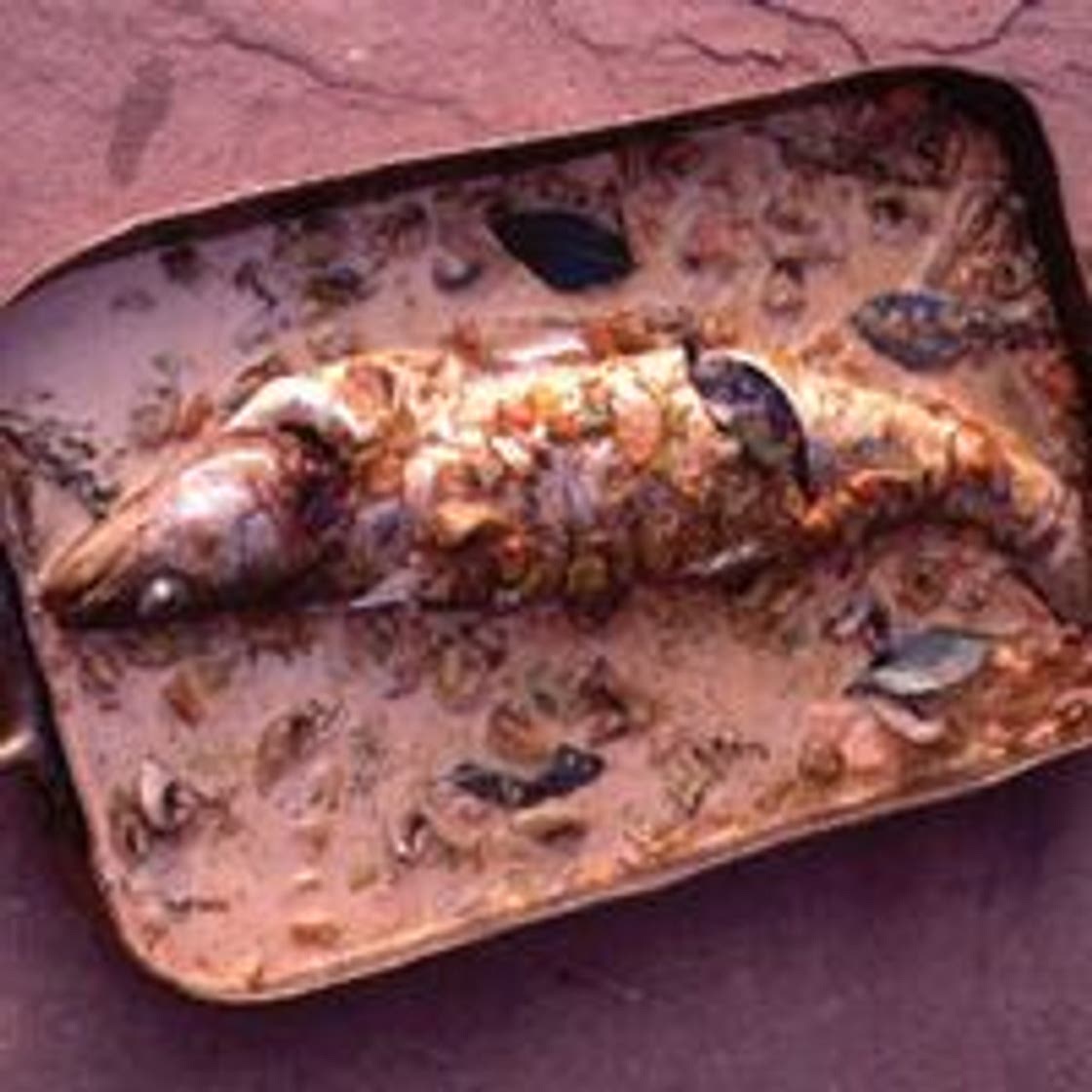 Pike Perch Braised in Pinot Noir