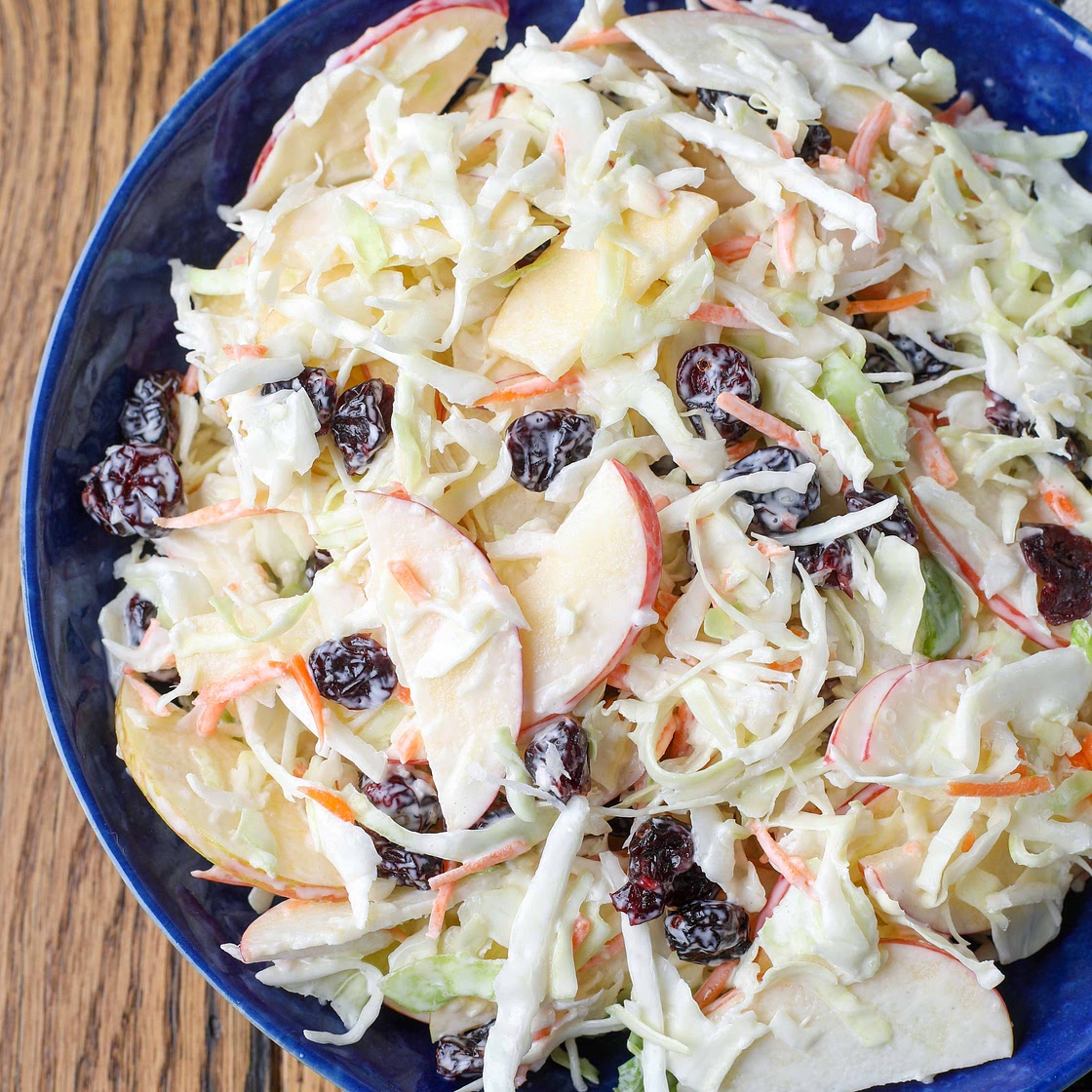 Cranberry Apple Coleslaw