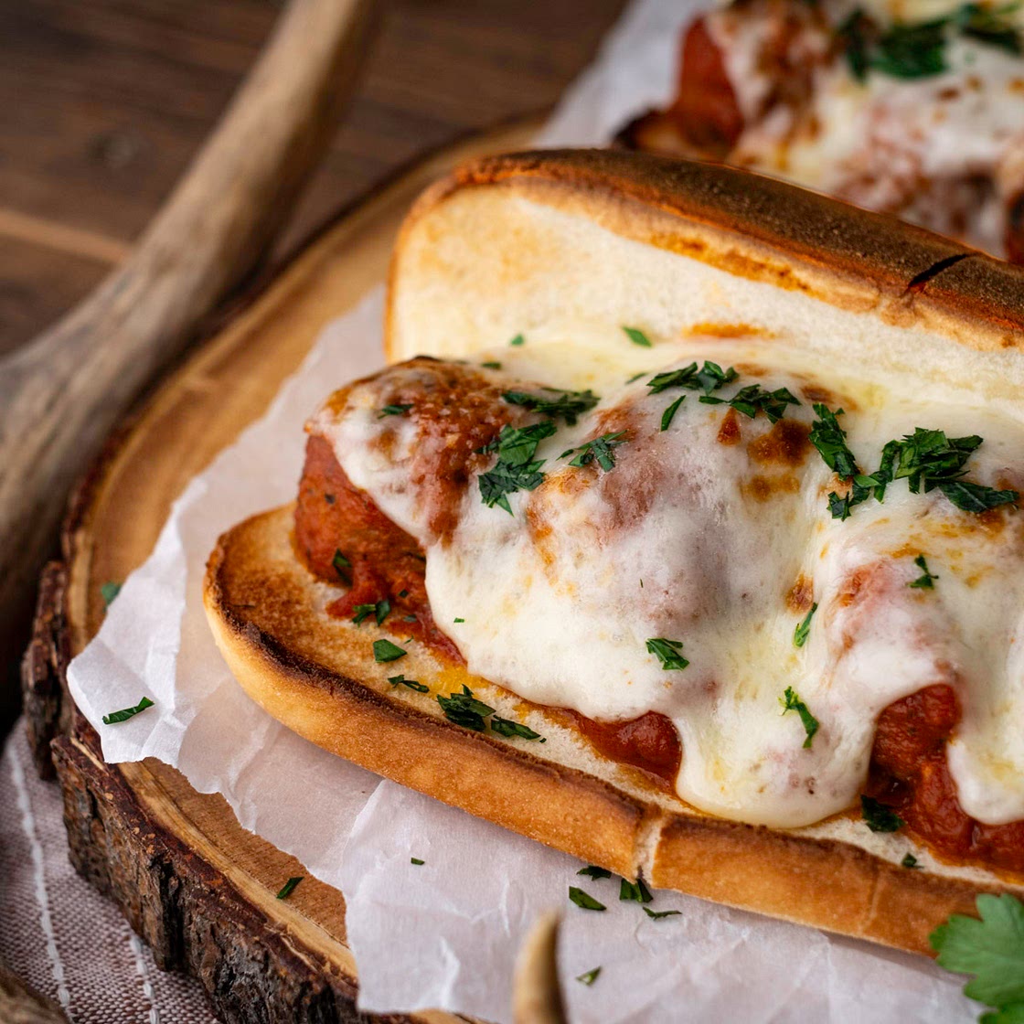 Venison Meatball Subs