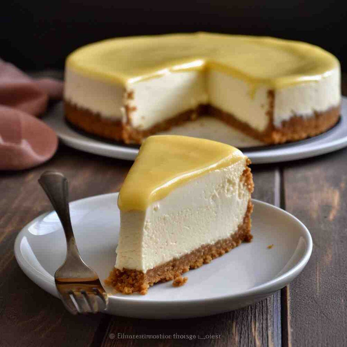 White Chocolate Amaretto Cheesecake