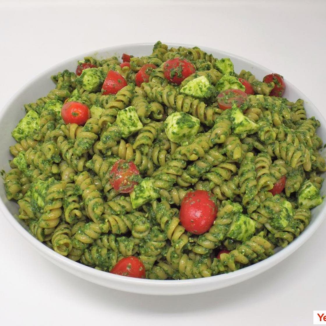 Spinach Pesto Pasta Salad