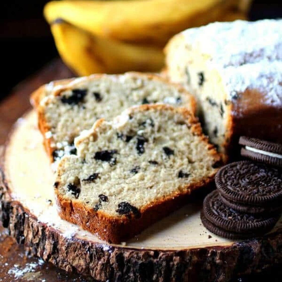 Oreo Banana Bread