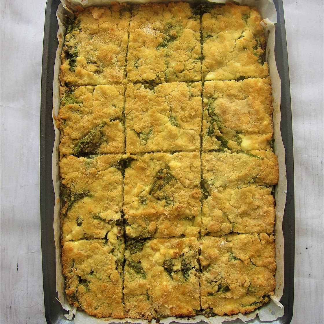 Spinach Corn Pie Casserole [Albanian Shapkat]