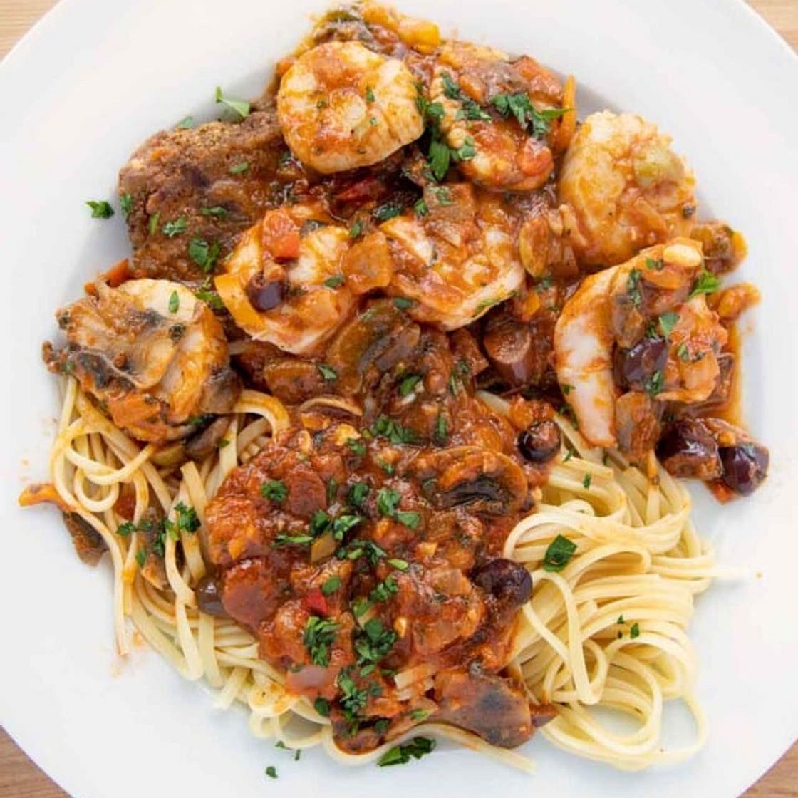 Sicilian Style Seafood