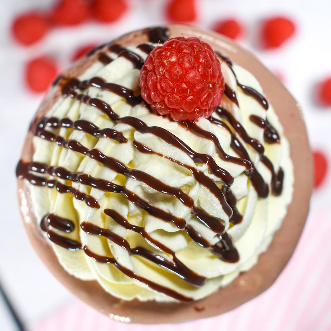 Chocolate Raspberry Milkshake Recipe