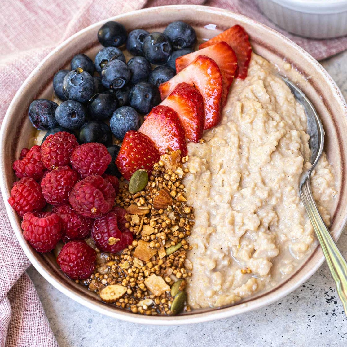 Creamy Millet Porridge with Fresh Fruit