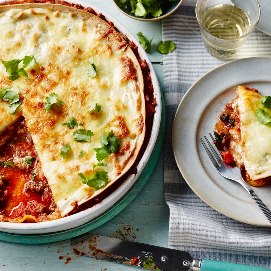 Mexican tortilla bake