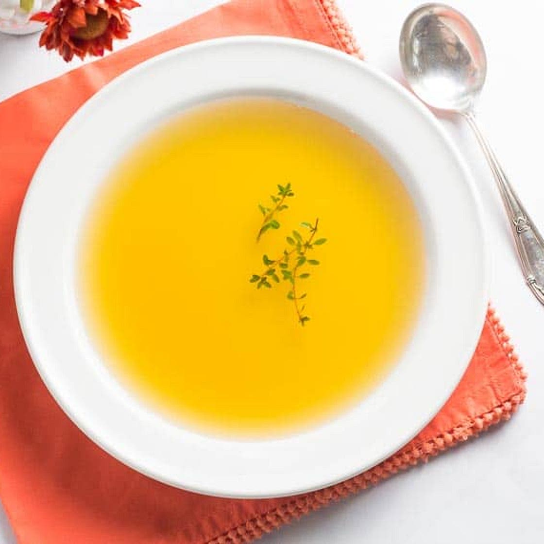 Low FODMAP Carrot Consommé
