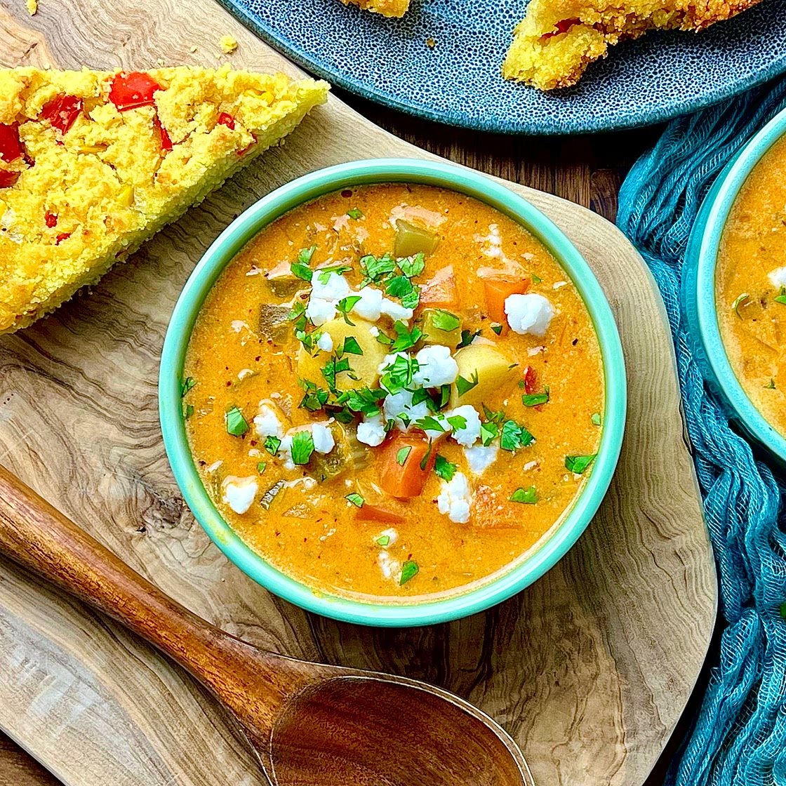 Vegan Pira Caldo - Paraguayan Soup