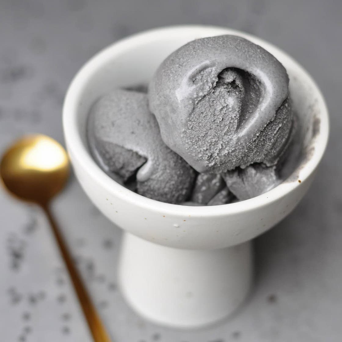 Vegan Black Sesame Ice Cream