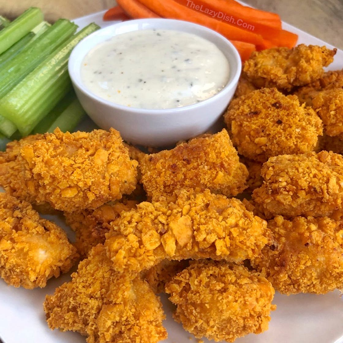 Cheesy Ranch Chicken Bites (4 Ingredients!)