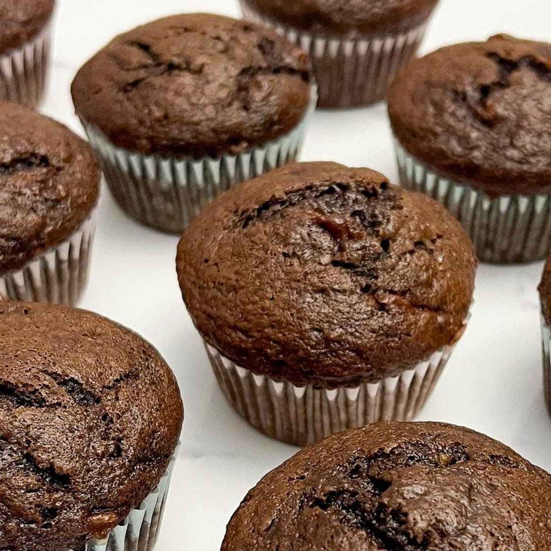 Chocolate Banana Muffins