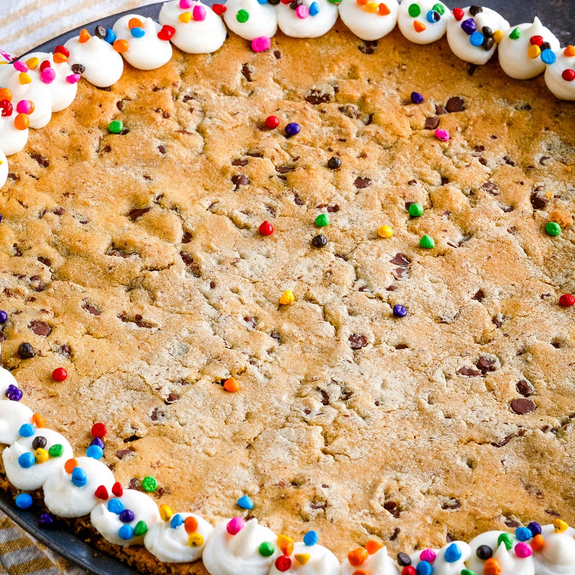 Giant M&M Cookie