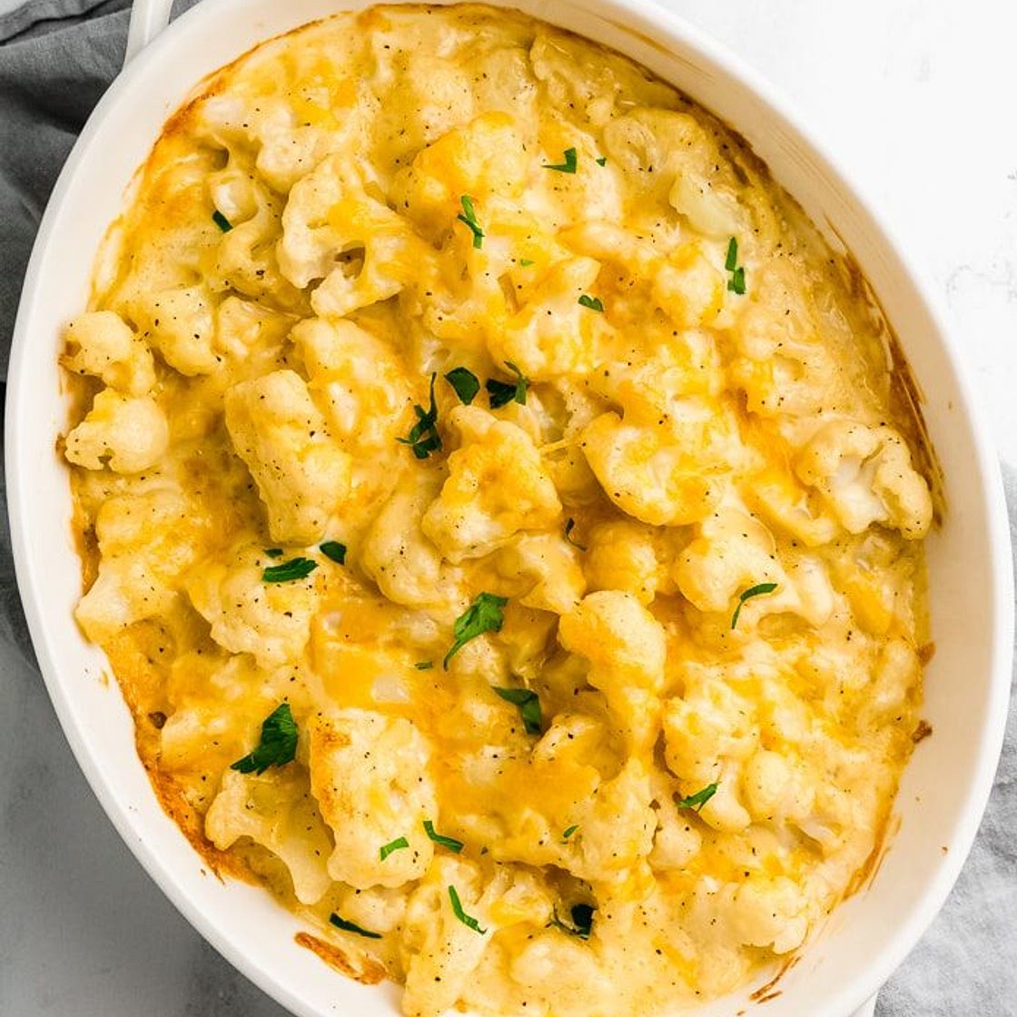 Keto Cauliflower Mac and Cheese