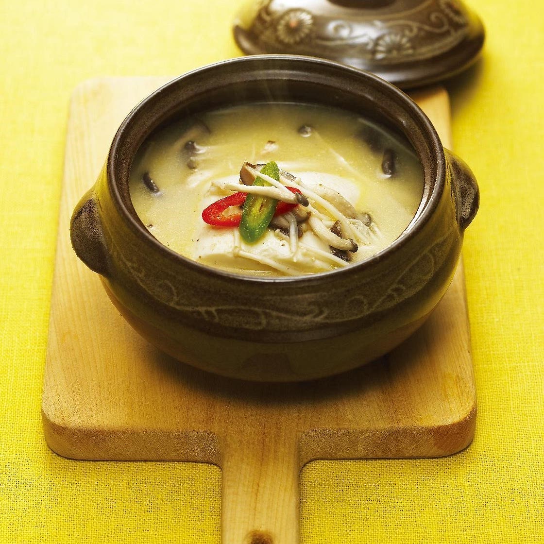 들깨탕버섯순두부찌개 만드는 법