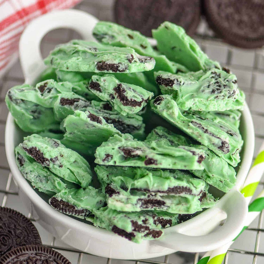 Mint Oreo Bark
