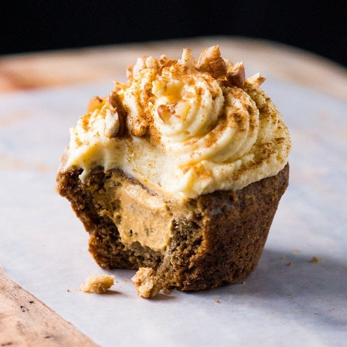 Gluten Free & Keto Pumpkin Spice Latte Cupcakes (Or Muffins!)