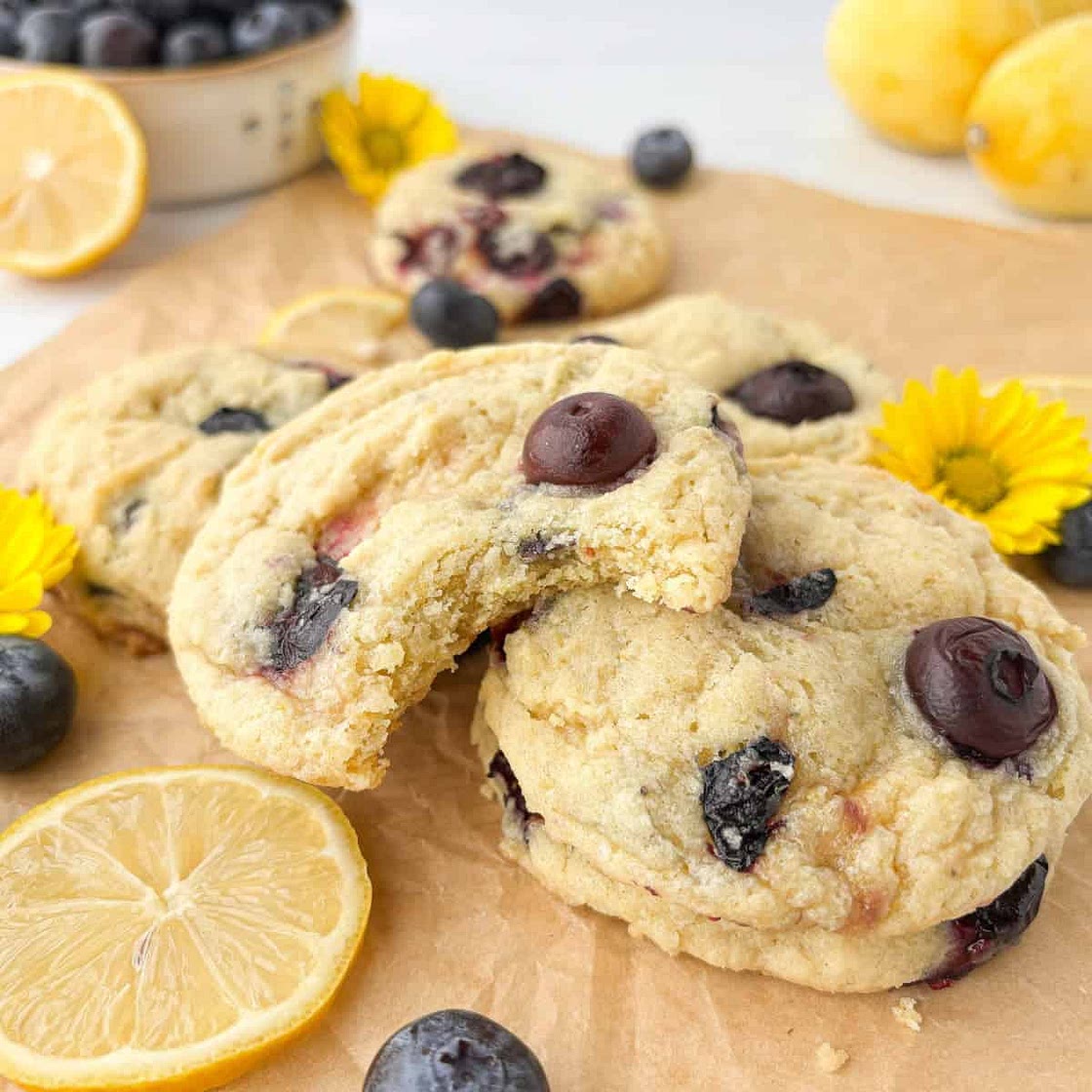 Lemon Blueberry Cookies