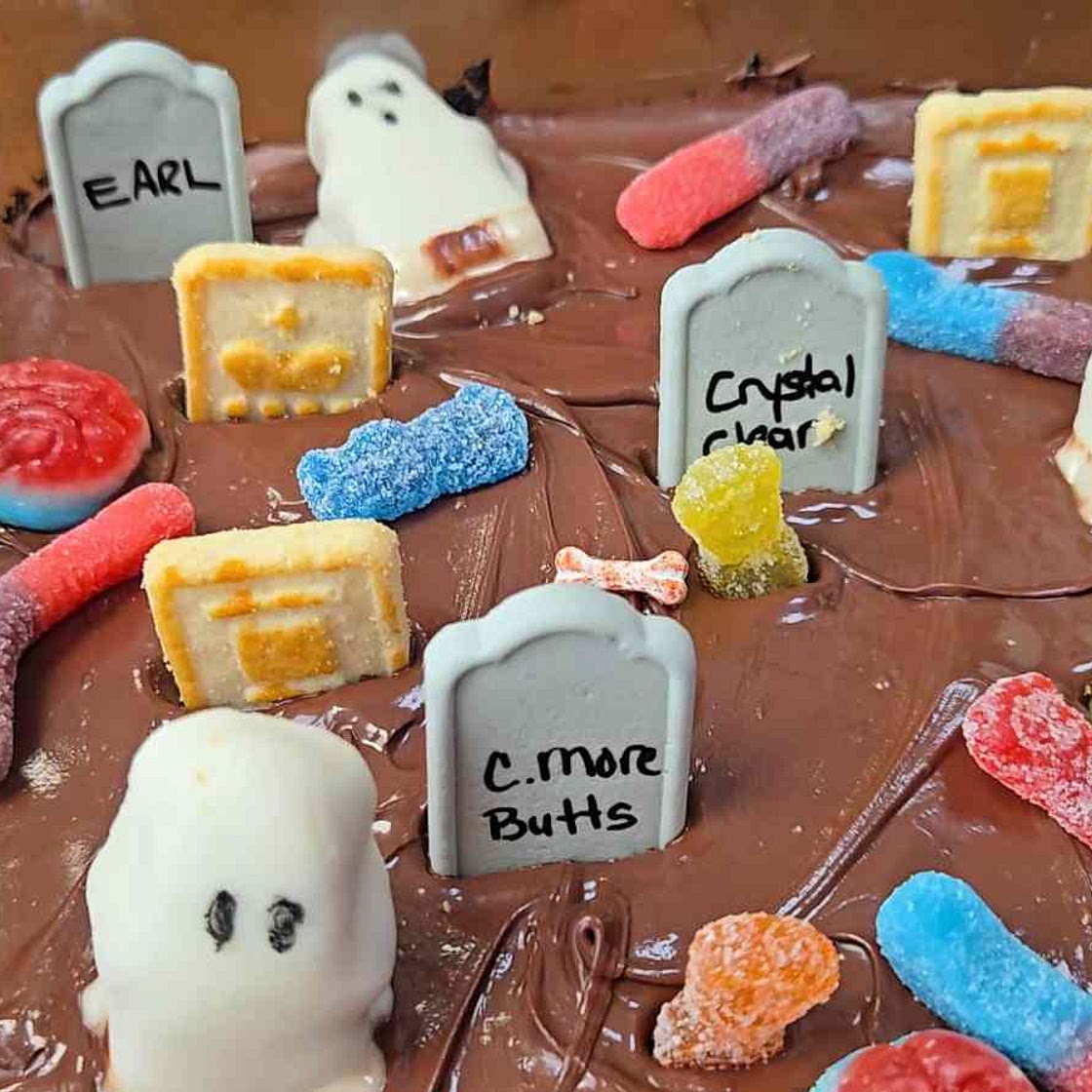 Tombstone Graveyard Brownies
