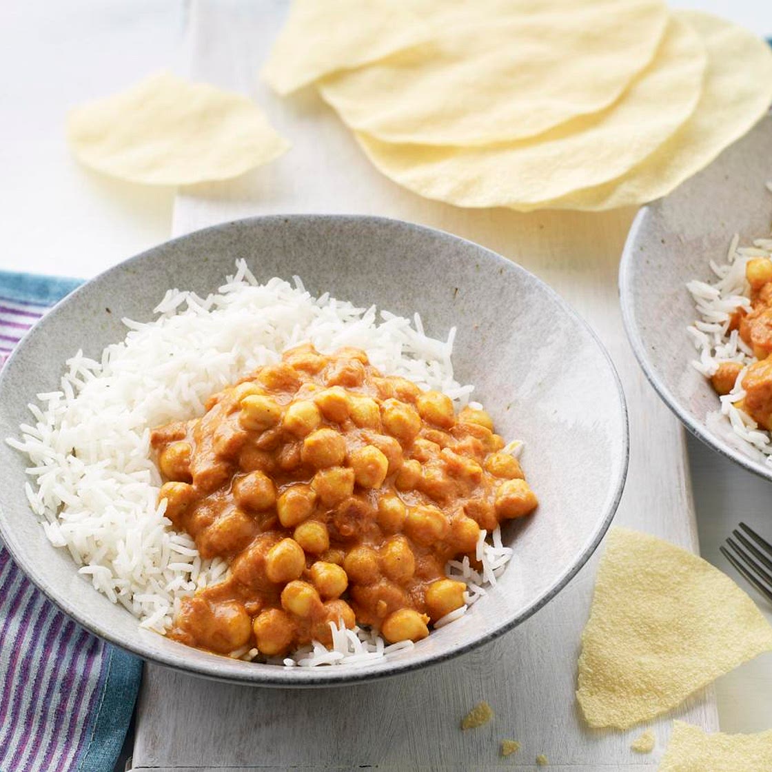 5-ingredient chickpea coconut curry
