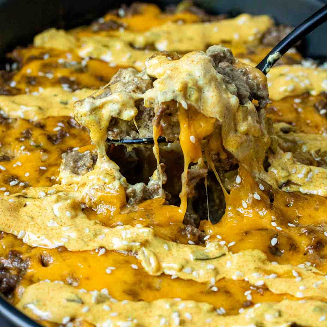 Keto Big Mac Casserole