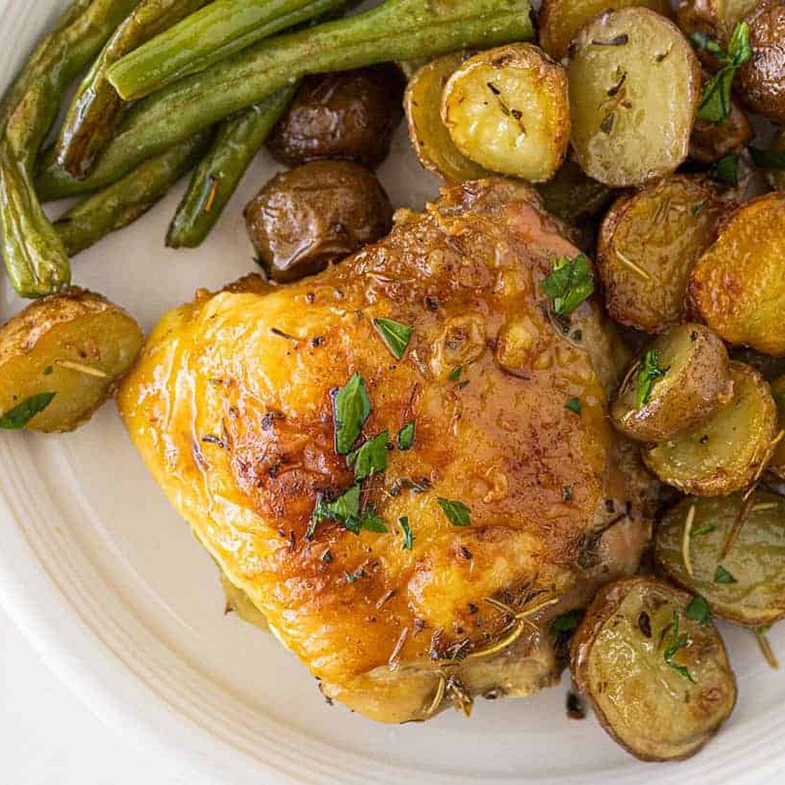 Buttery Garlic Herb Chicken and Potatoes