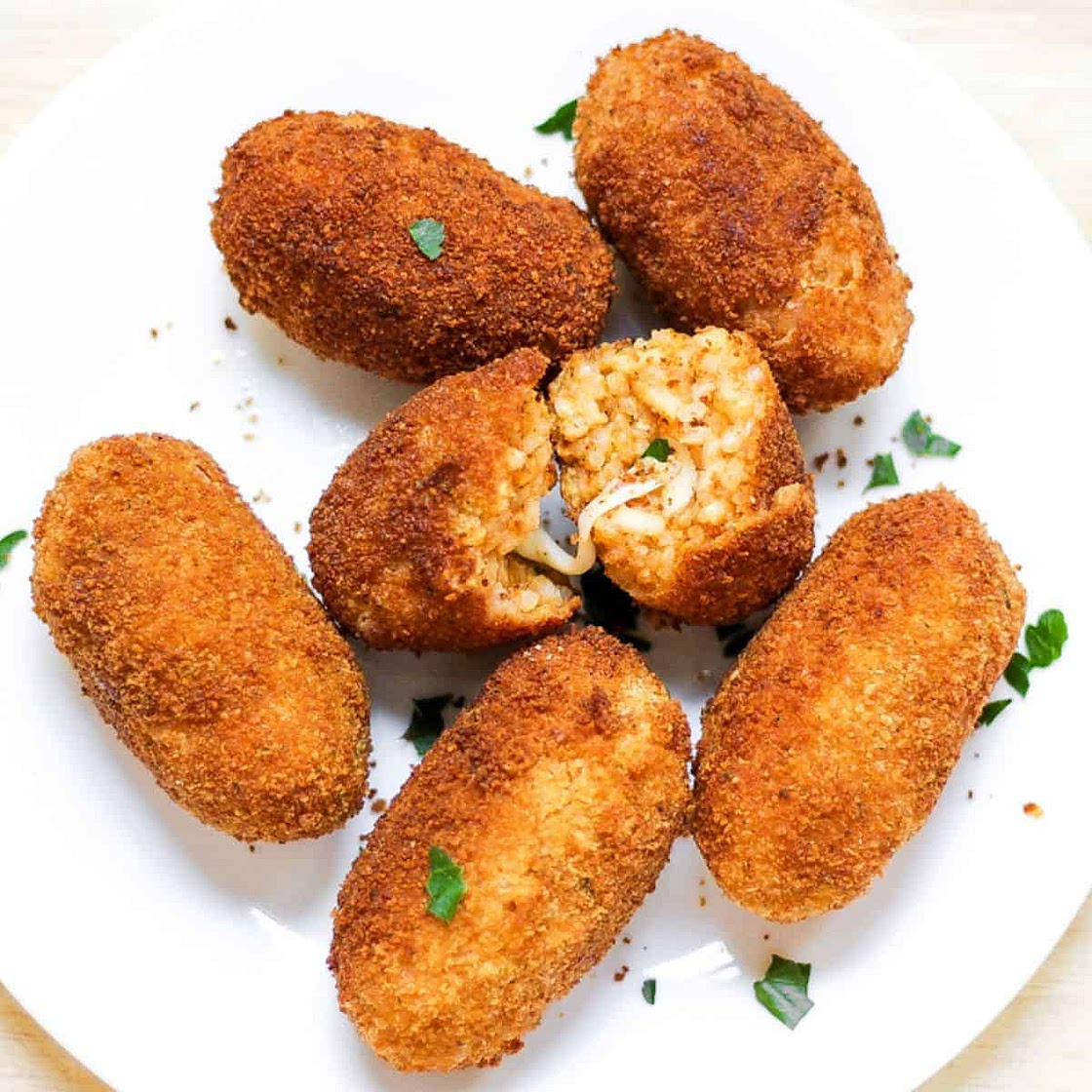 Italian Supplì Recipe (Risotto Rice Croquettes)