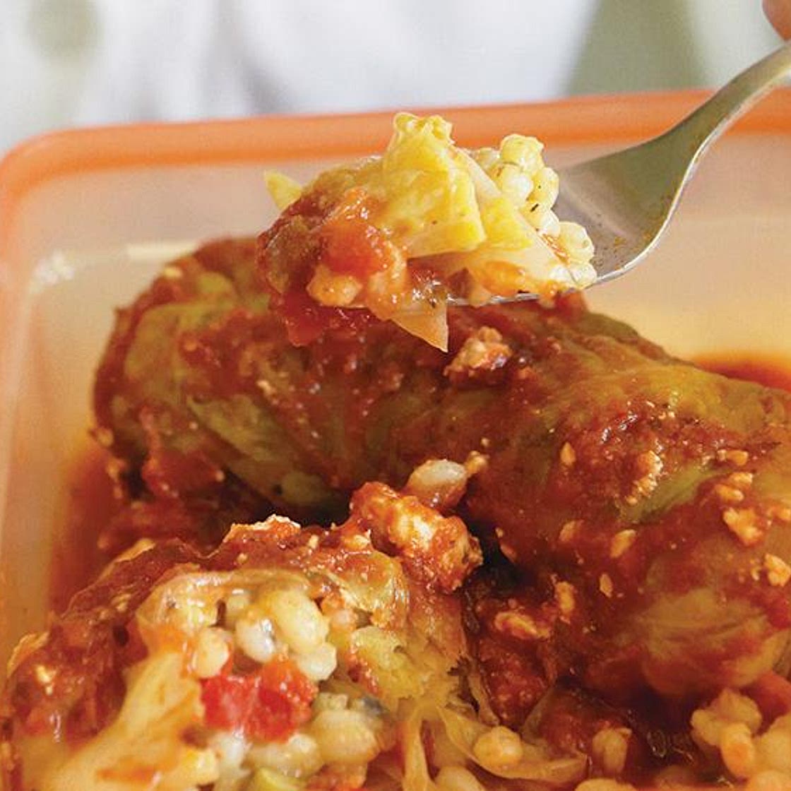 Cigares au chou à l'orge avec ou sans viande