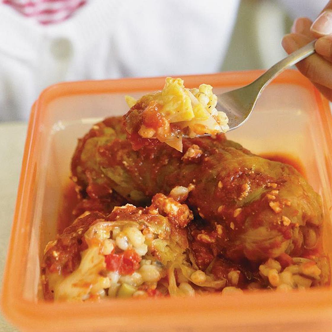 Cigares au chou à l'orge avec ou sans viande