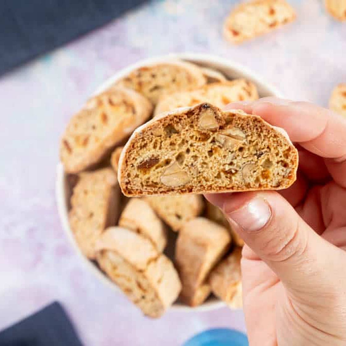 Italian Apricot Almond Biscotti Recipe - Tozzetti