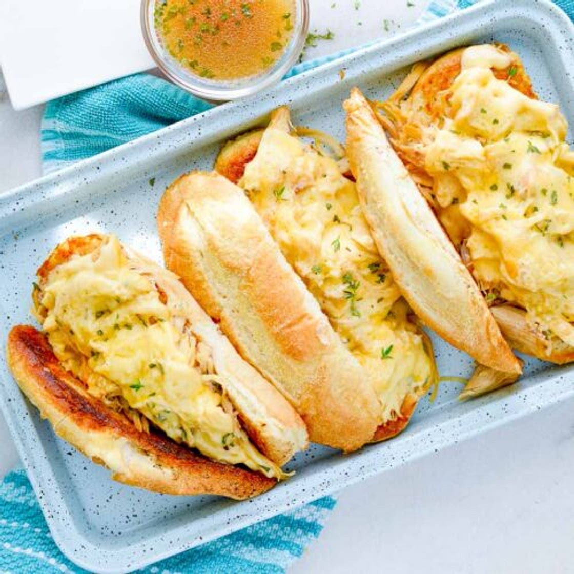 Chicken French Dip Sandwiches