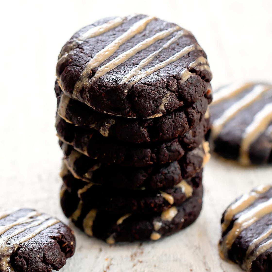 3 Ingredient Peanut Butter Brownie Cookies