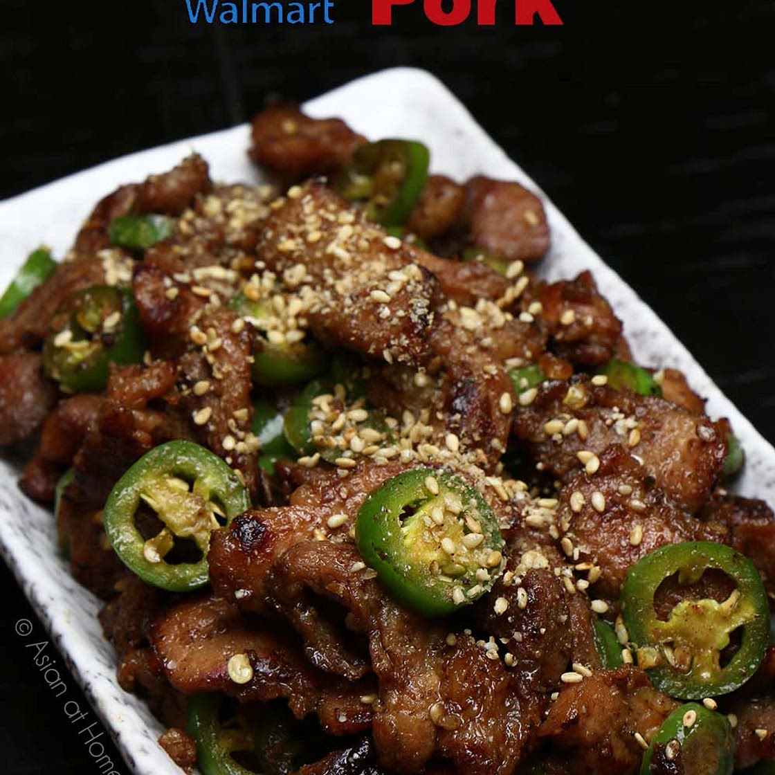 Walmart Asian Spicy Pork