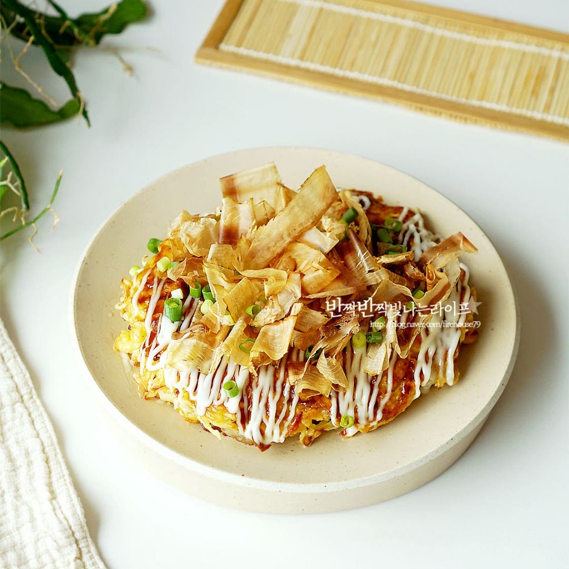 오코노미야끼 만들기 양배추전 소스 오꼬노미야끼 만들기