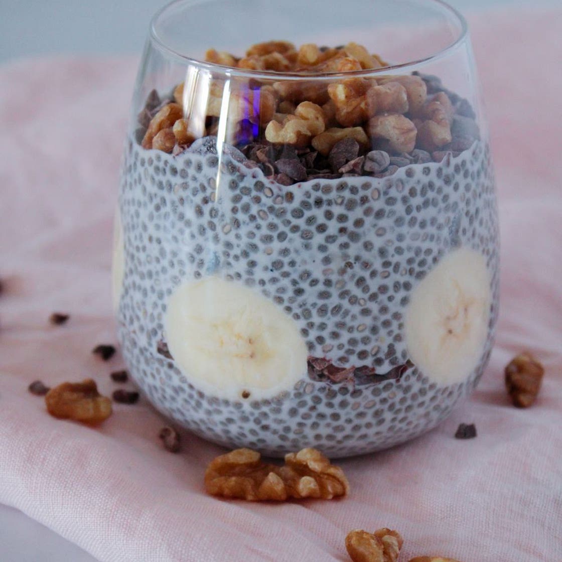 Chunky Monkey Chia Pudding (Vegan)