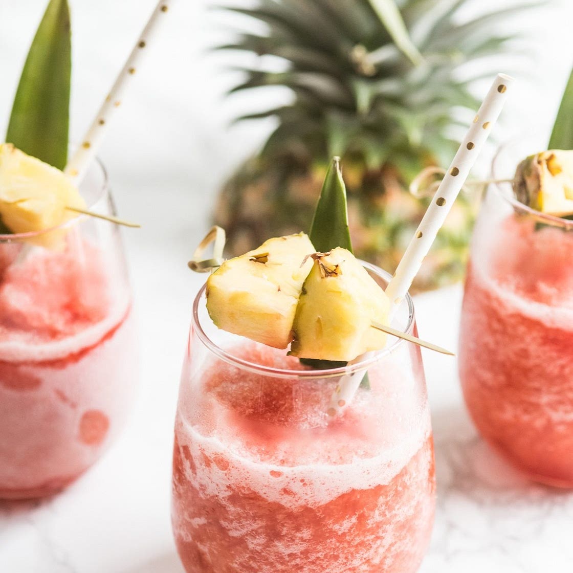 Coconut Pineapple Rum Slush