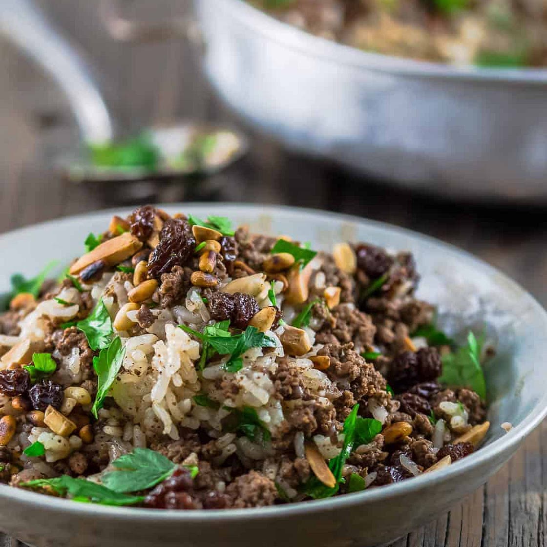 Loaded Lebanese Rice: Hashweh