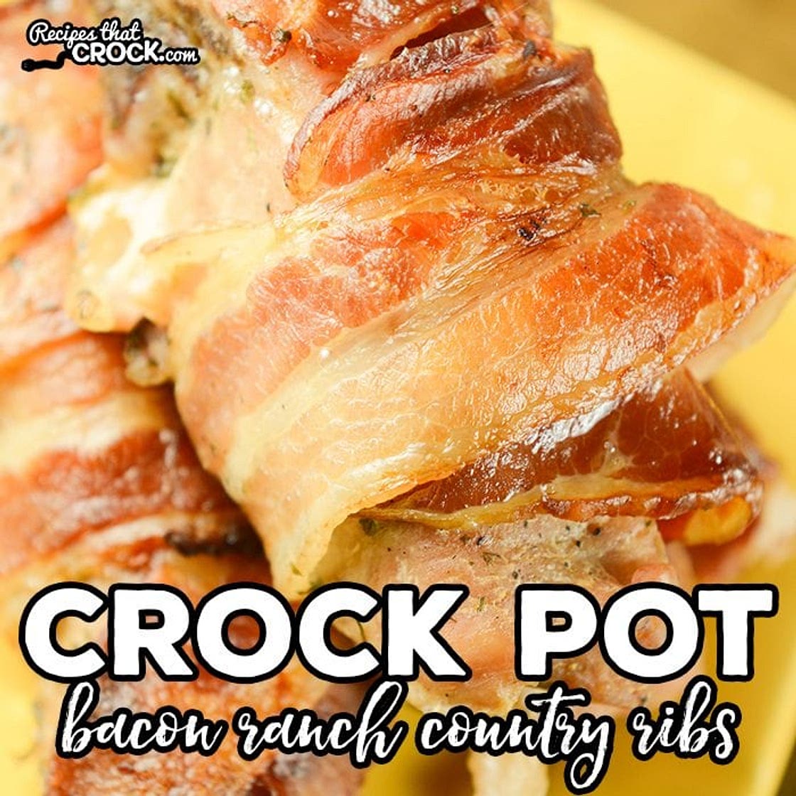 Crock Pot Country Ribs - Bacon Ranch (Low Carb)