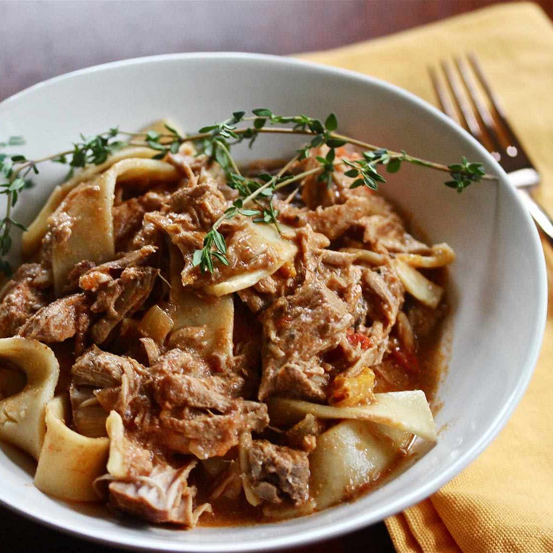 Slow-Cooker Pork Paprikash Recipe