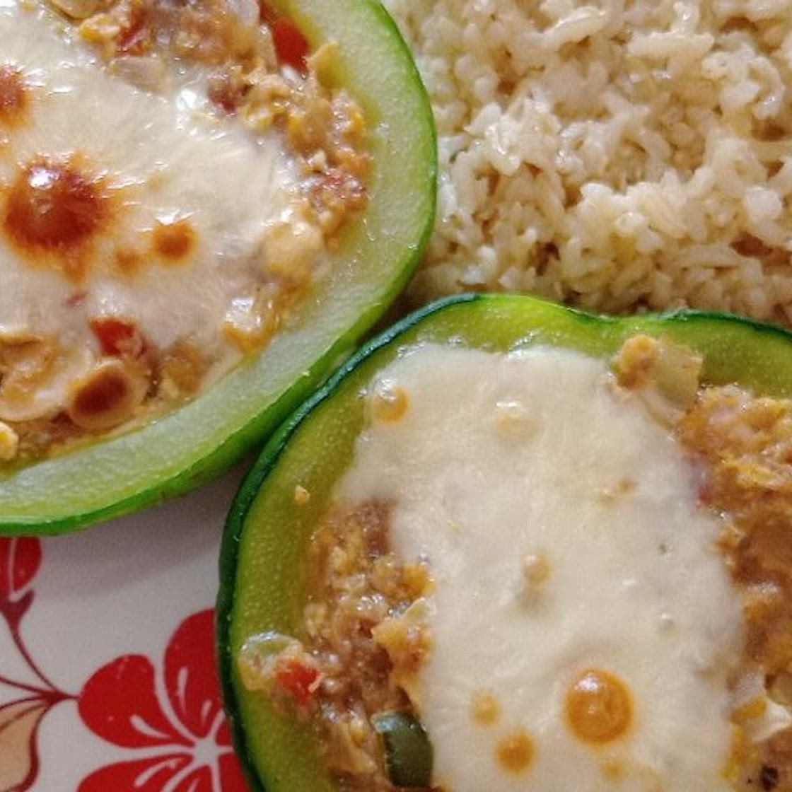 Zapallitos rellenos con atún🐟