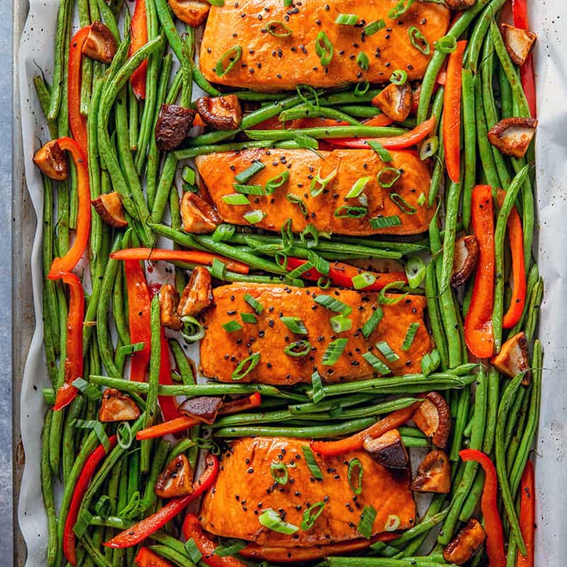Sheet Pan Teriyaki Salmon