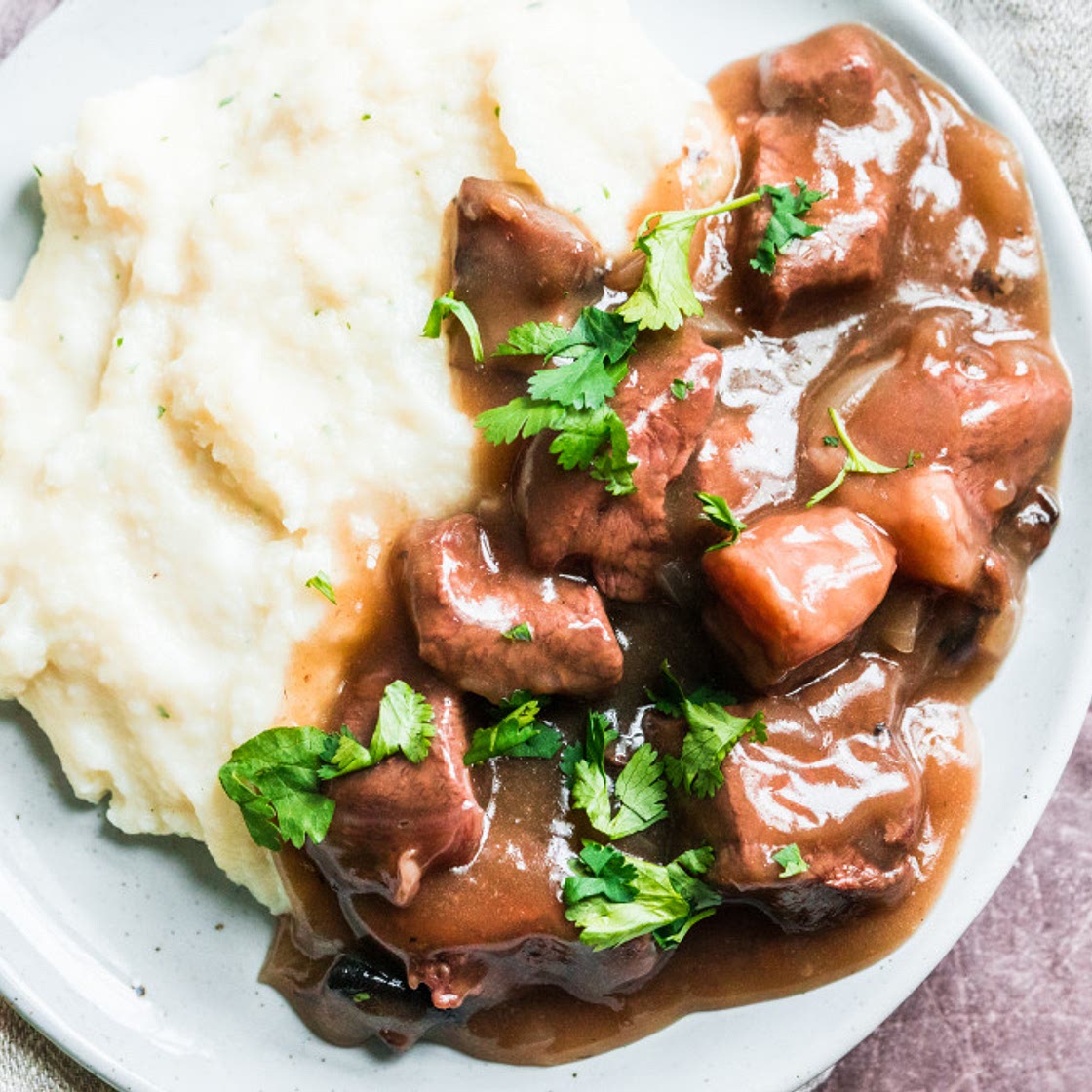 Instant Pot - PRESSURE COOKER BEEF TIPS RECIPE