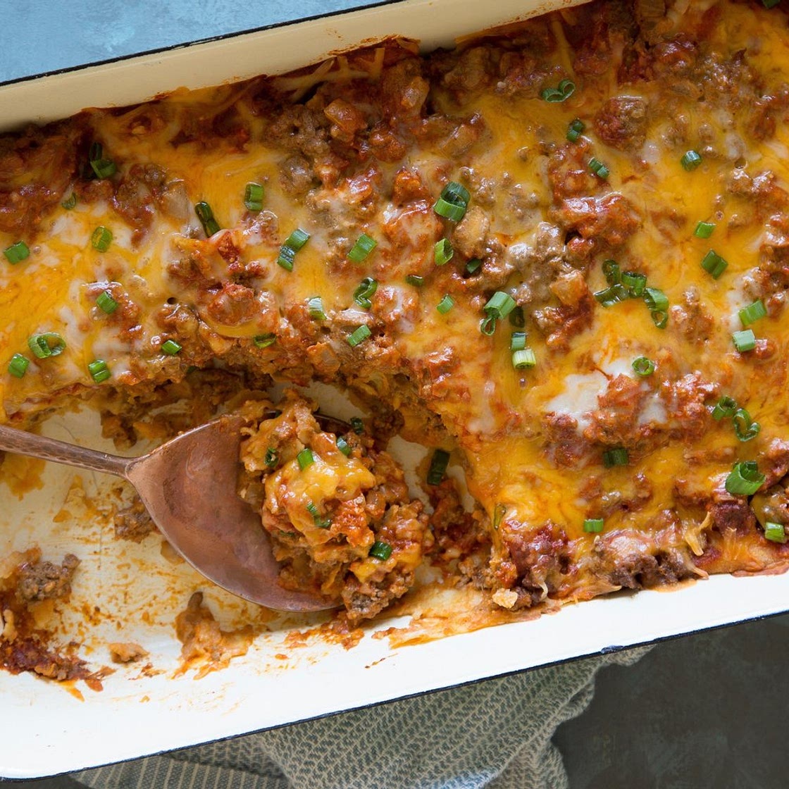 Beef and Cheese Enchiladas