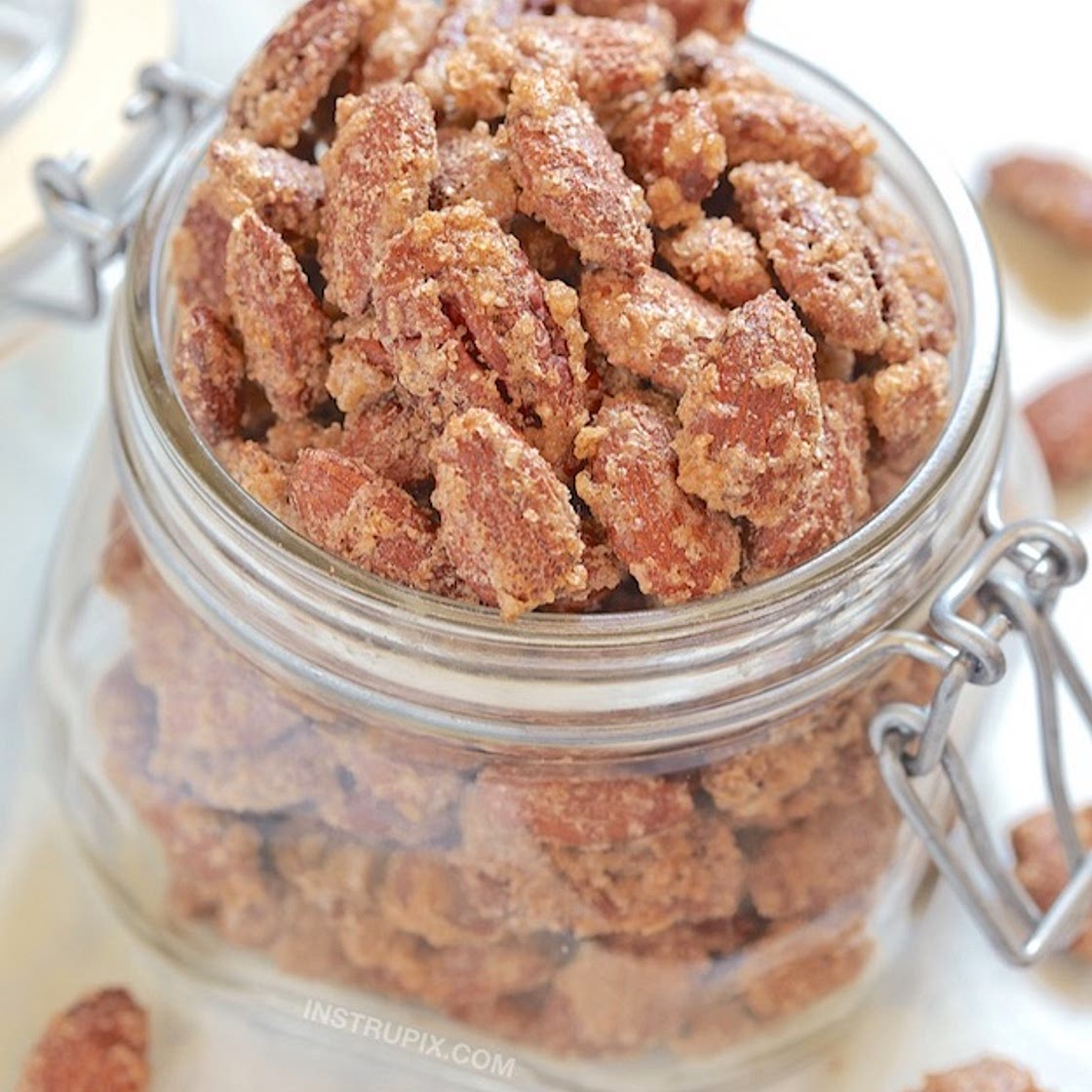 Easy Cinnamon Sugar Pecans