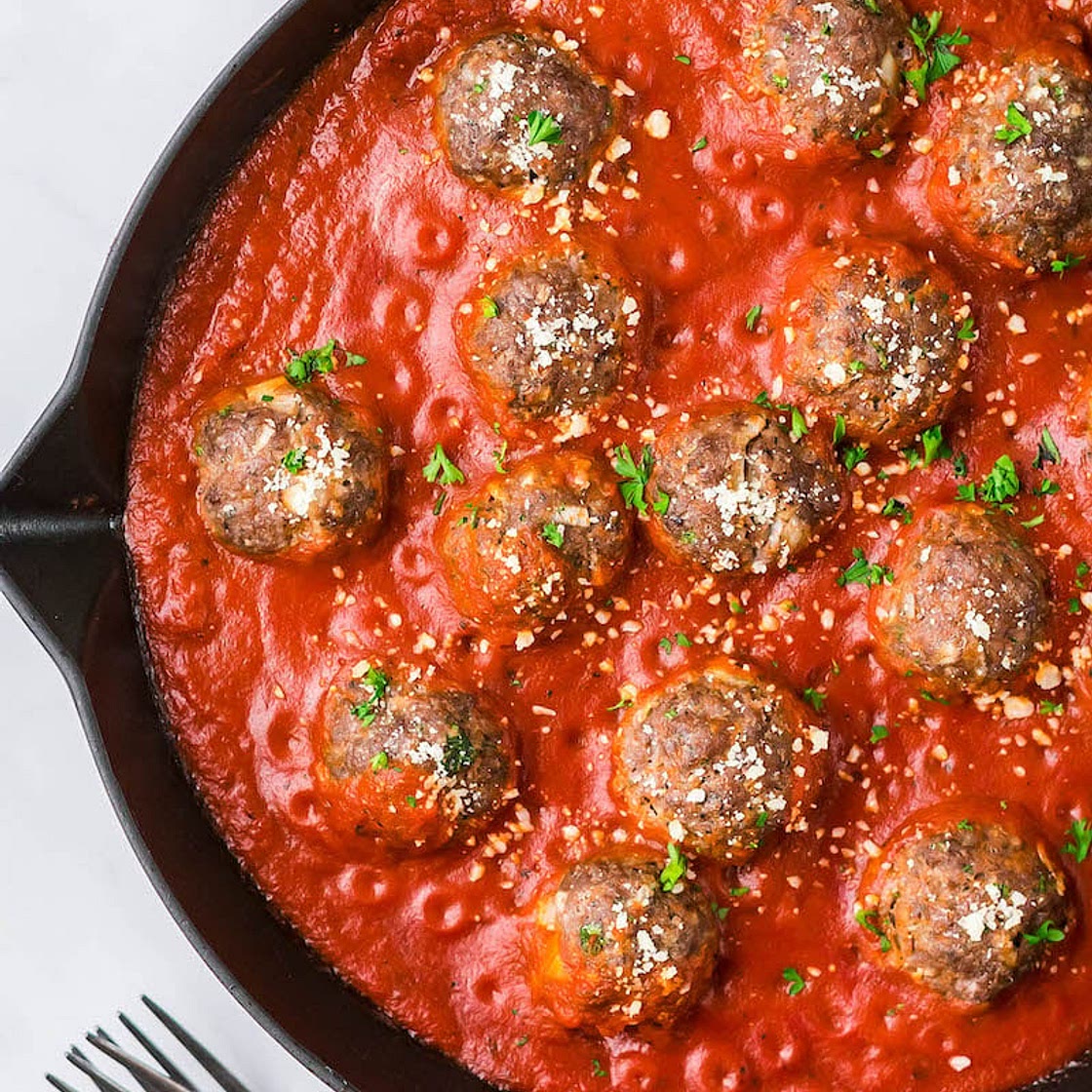 Easy Baked Italian Meatballs
