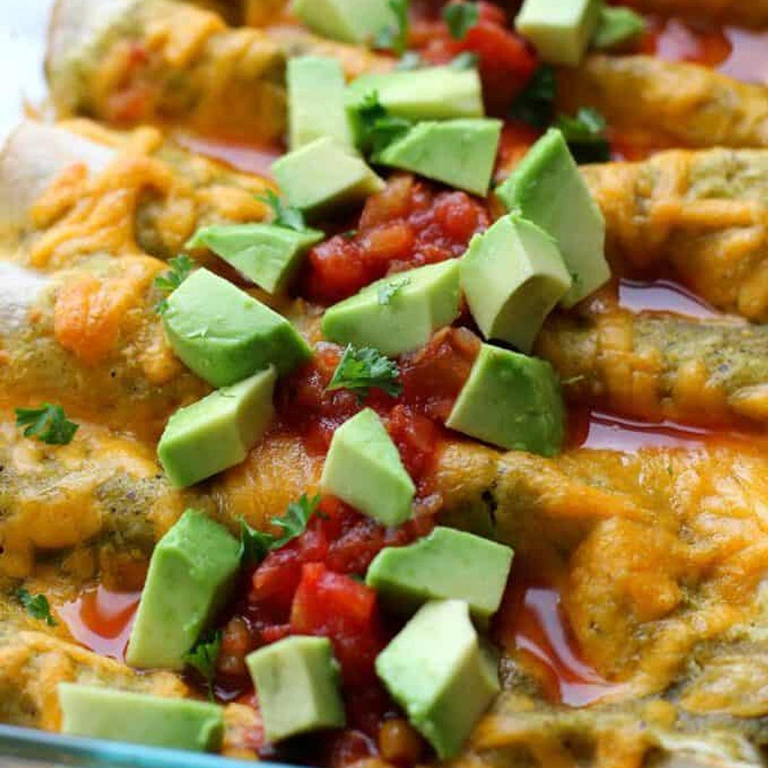 5 Ingredient Black Bean Enchiladas