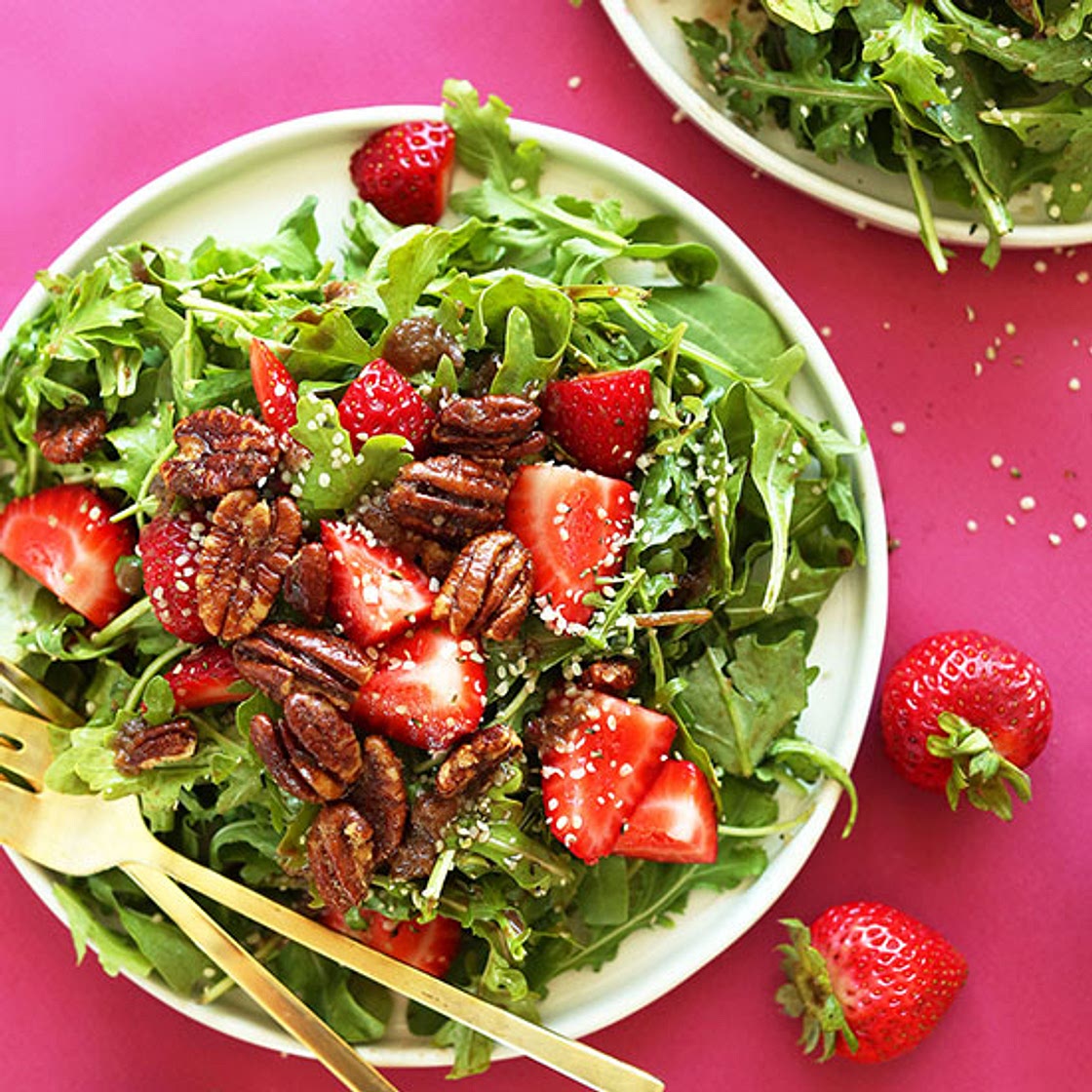 Strawberry Arugula Salad