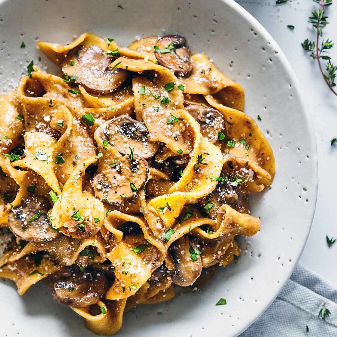 Vegetarian Mushroom Stroganoff