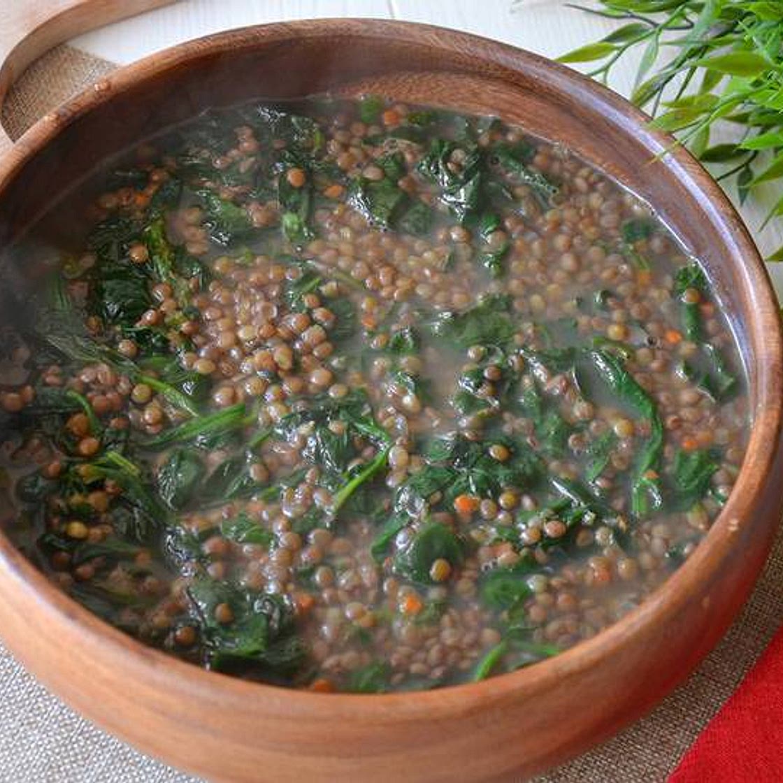 Lenticchie e spinaci