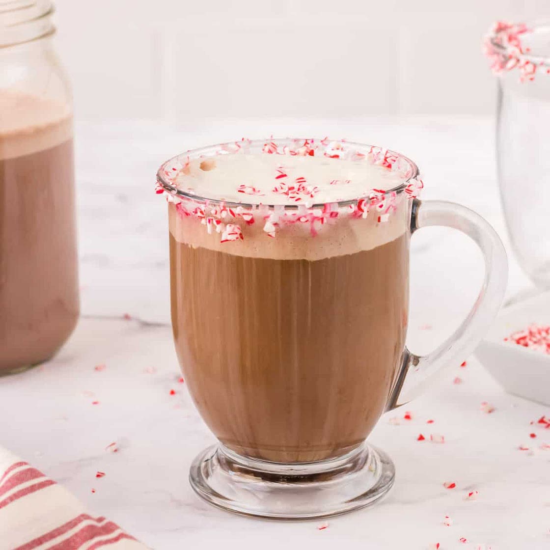 Homemade Peppermint Mocha Creamer